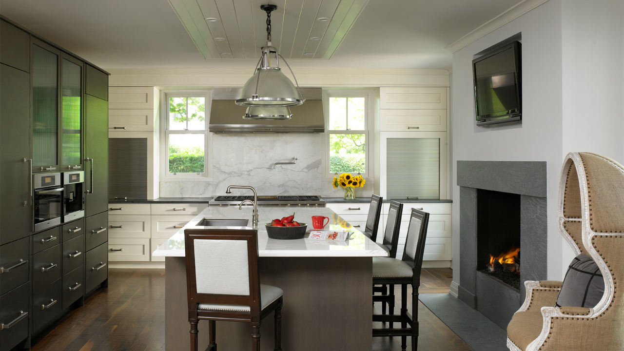 Winnetka home remodeling architects transformed this kitchen to fit the family's lifestyle