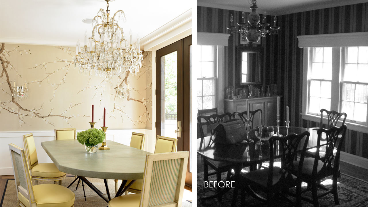 Dining Room Renovation Before & After