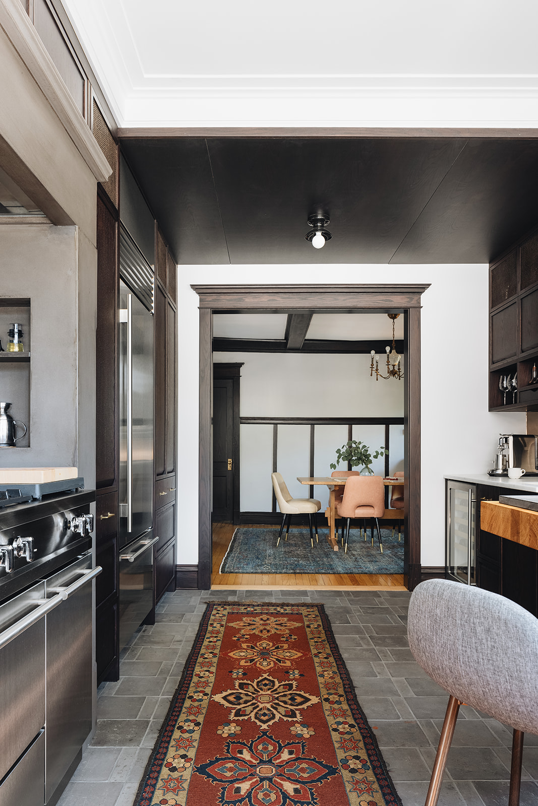 View from floor to ceiling