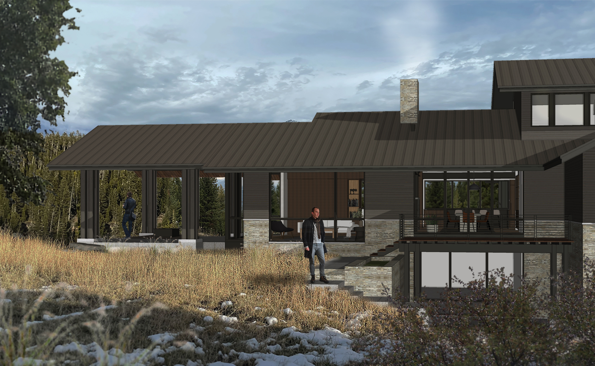 Mockup of the home design