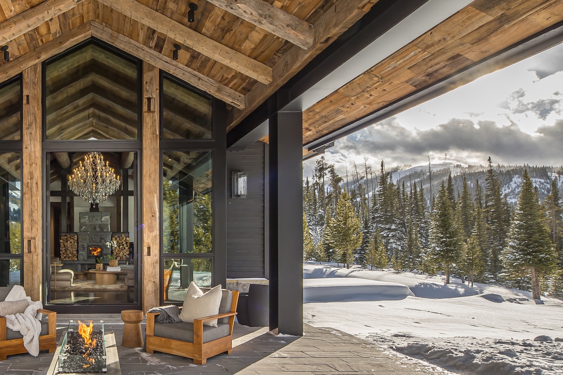 Montana Mountain Valley Home Design by Luxury Home Builders