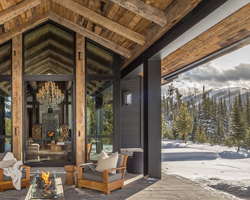 Montana Mountain Valley Home Design by Luxury Home Builders