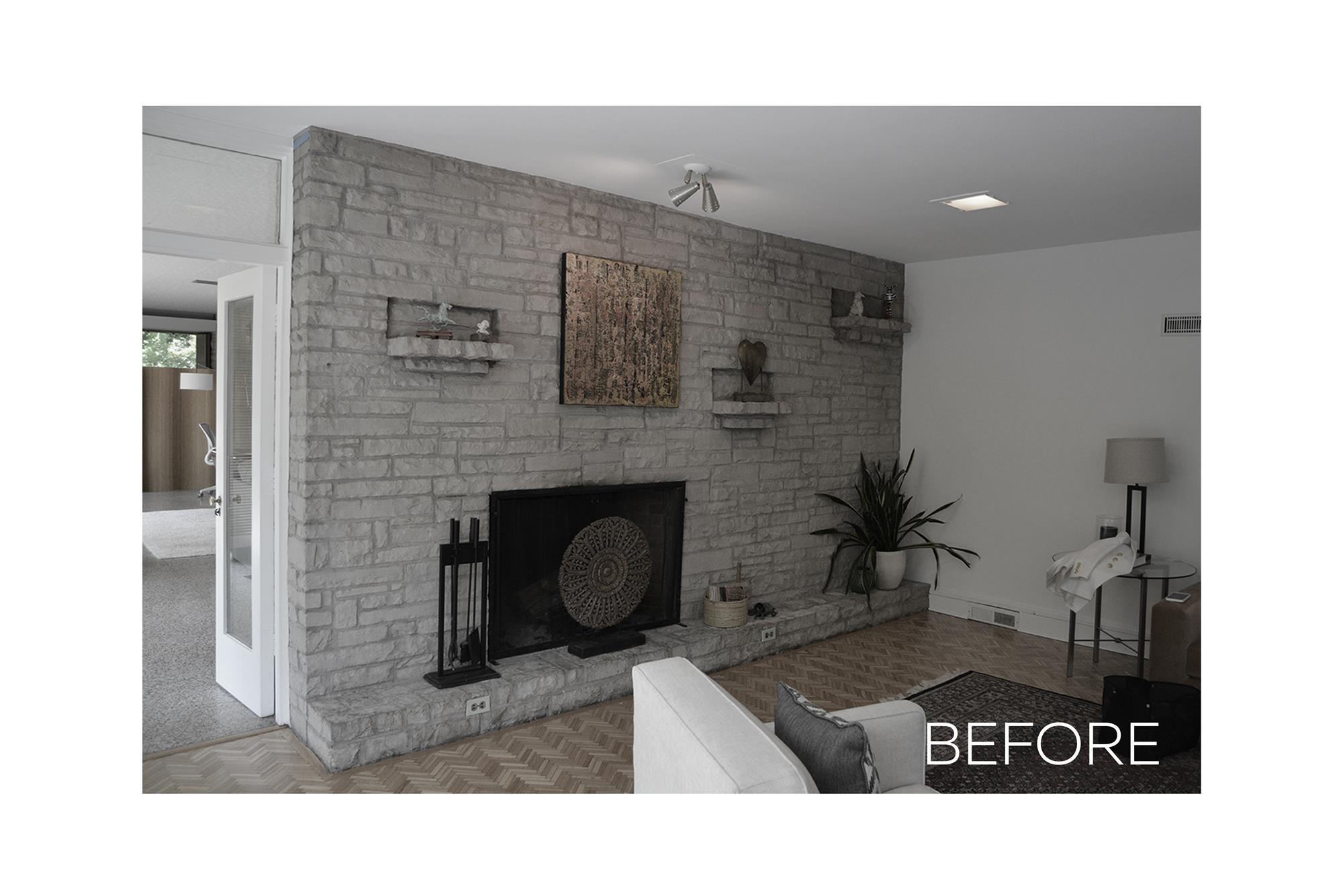 before remodel and redesign