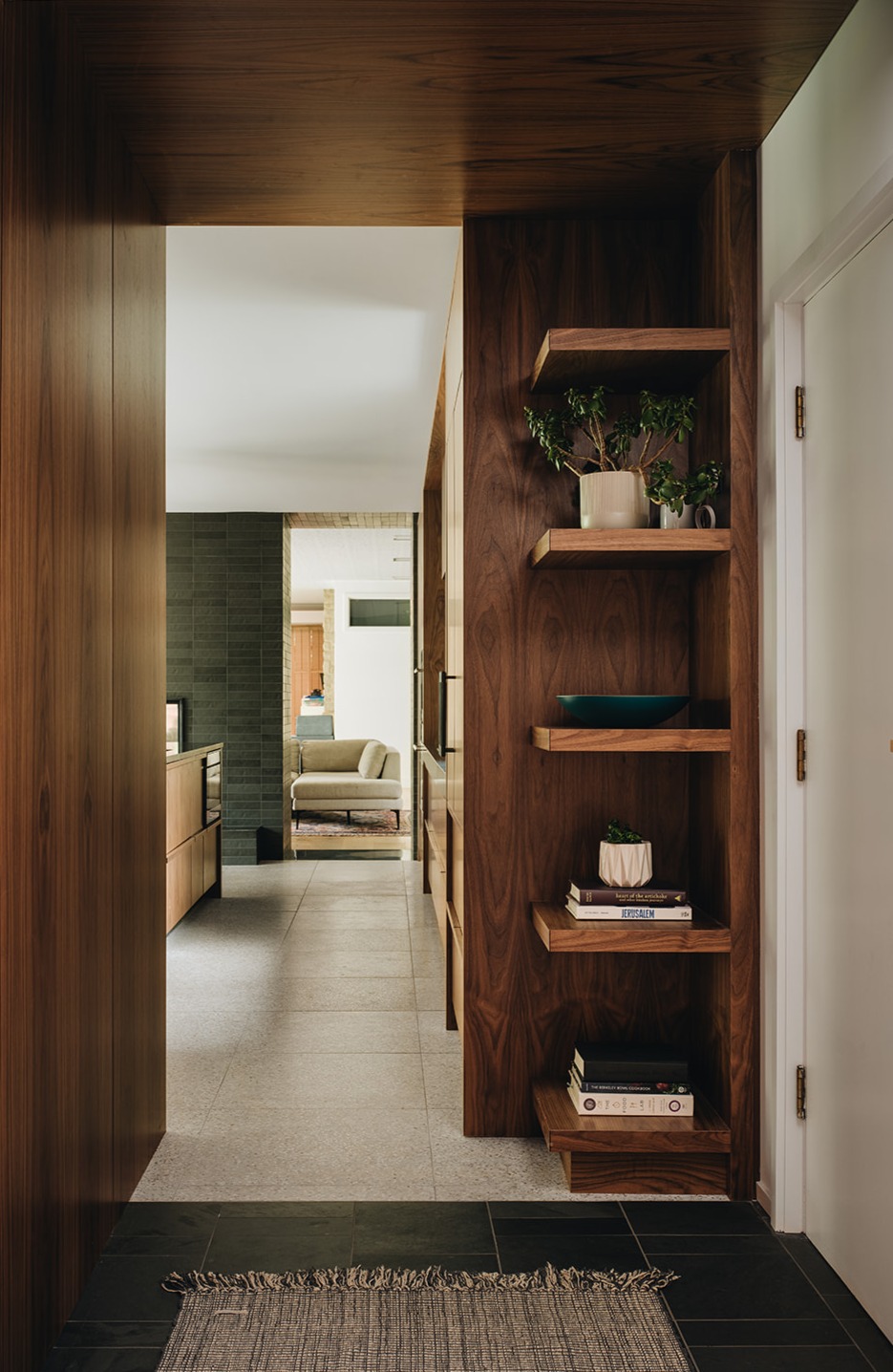 Walkway leading to living space