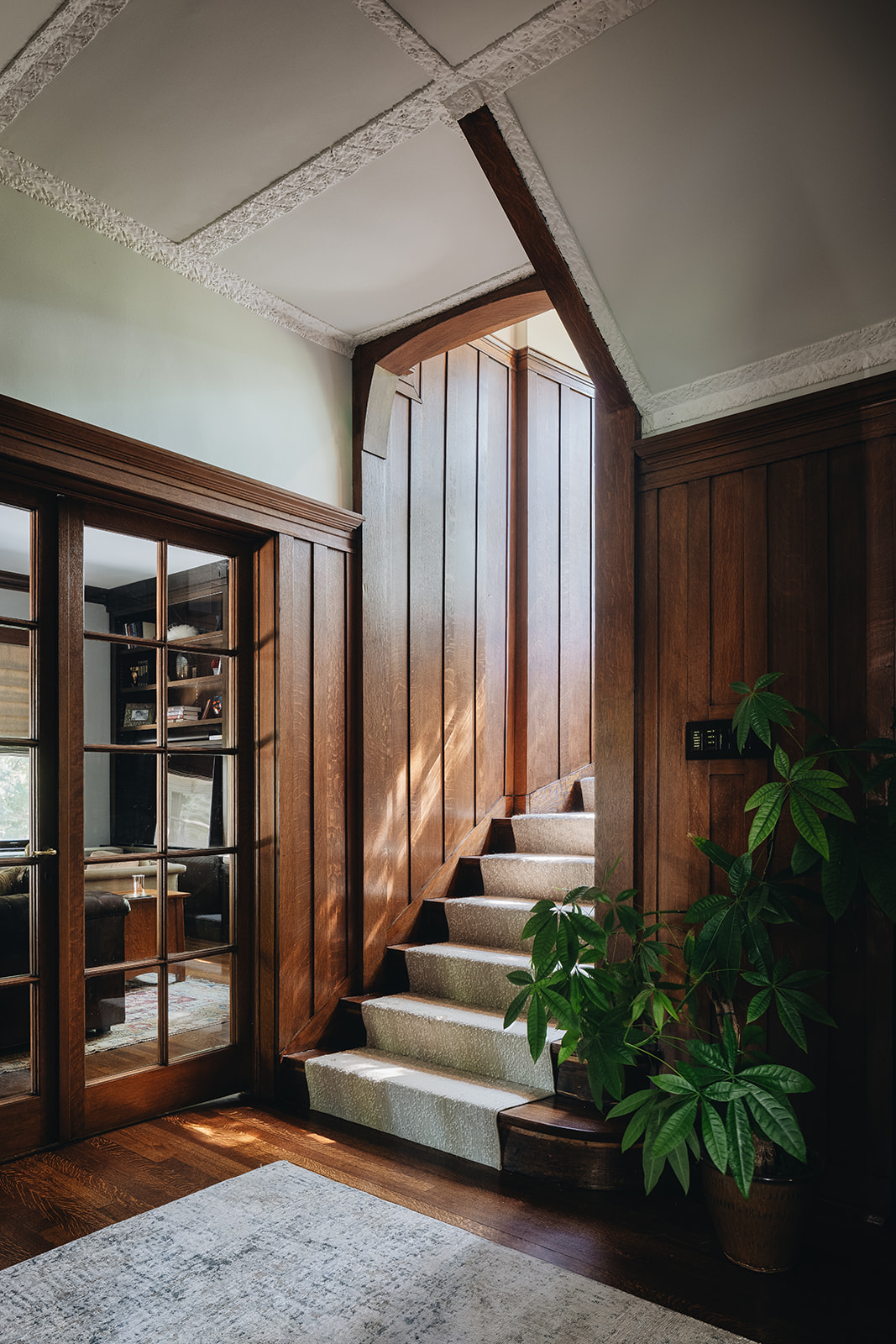 luxury indoor stairway