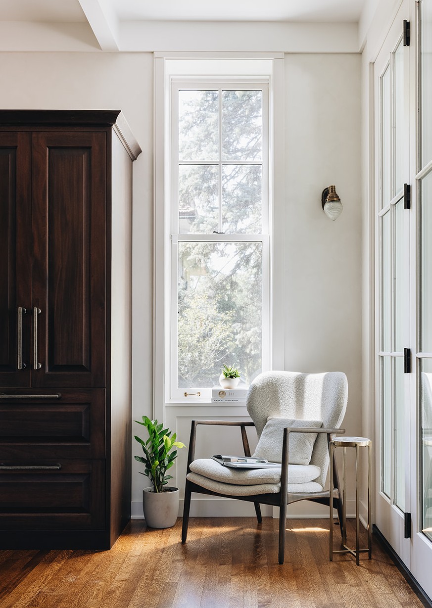 Window-lit reading area