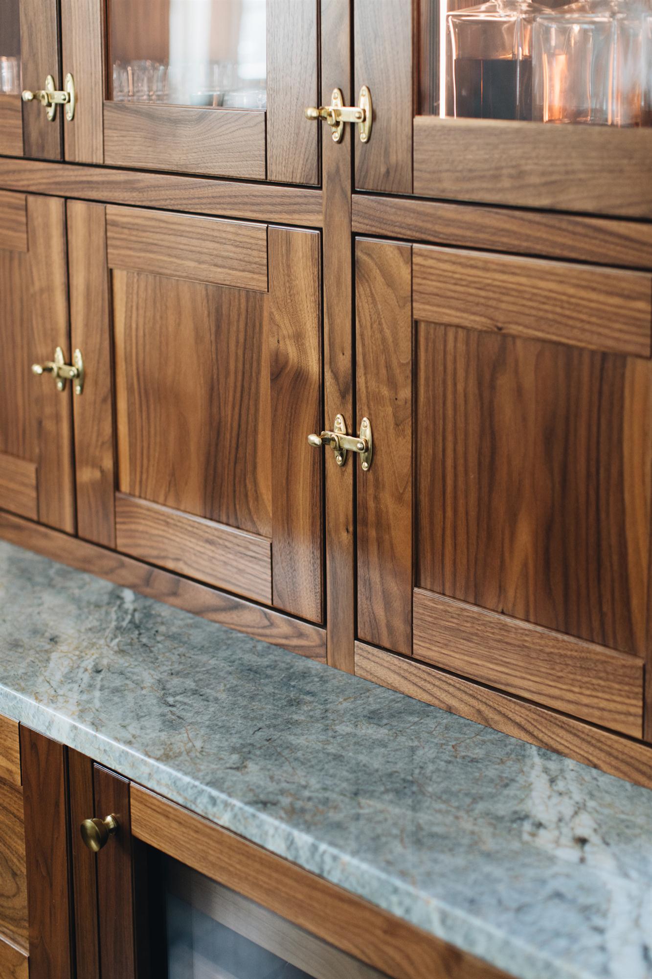 Walnut Cabinetry Details