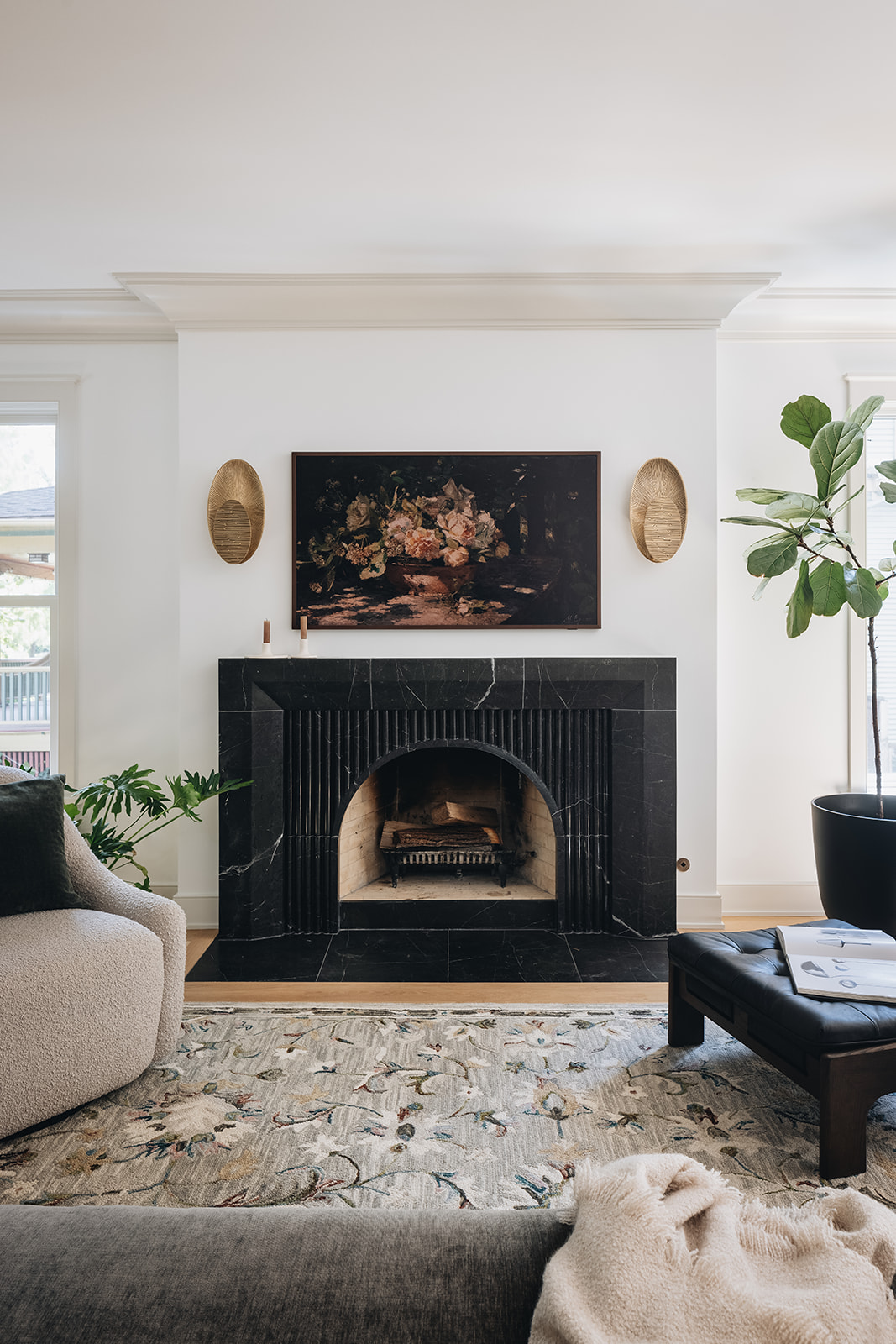 family and living room design
