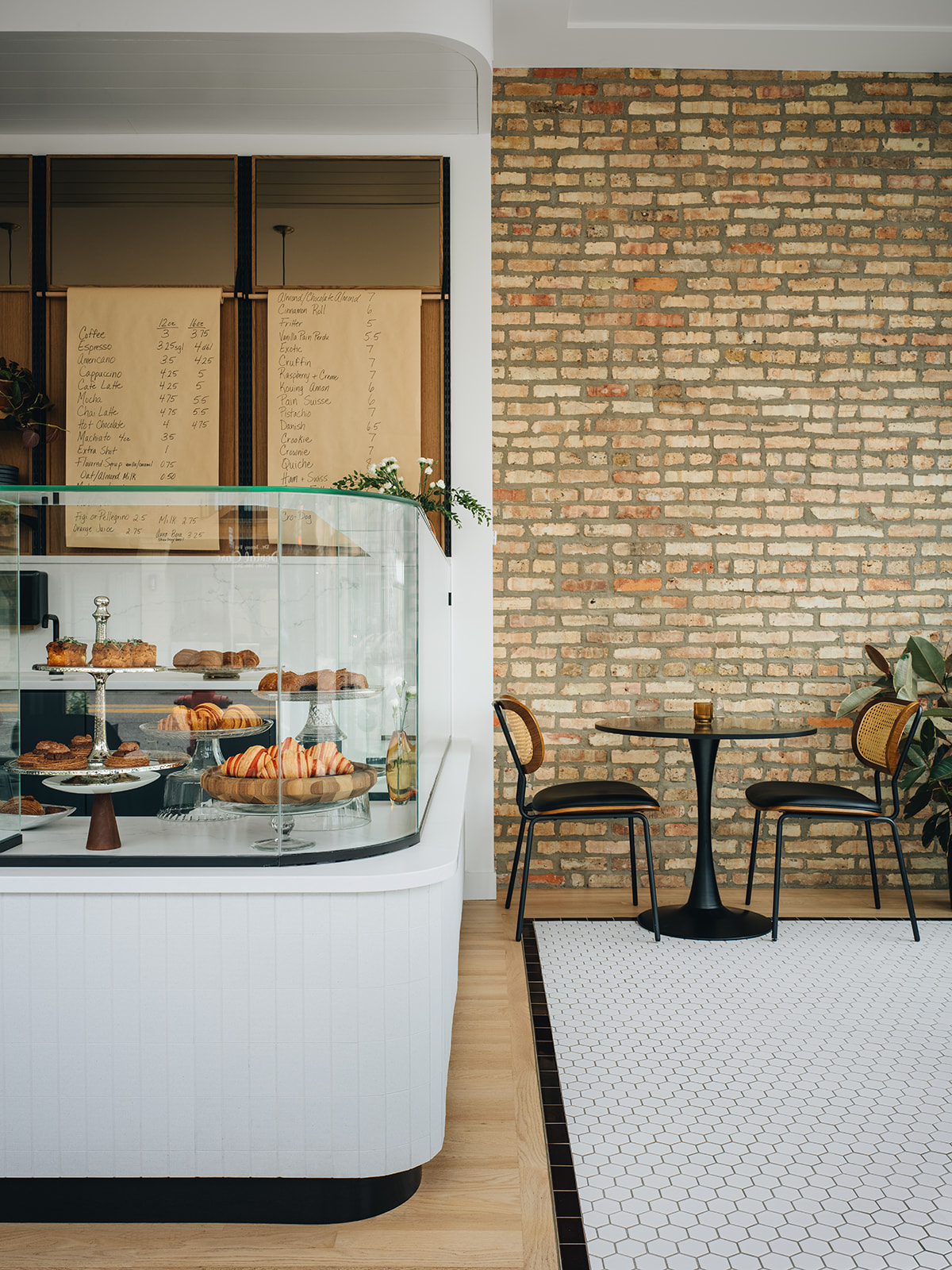 Layers of Craft project bakery display and seating