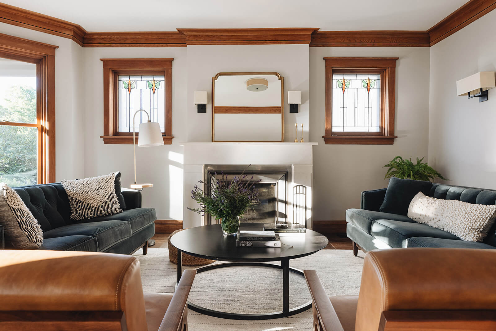 modern Oak Park living room