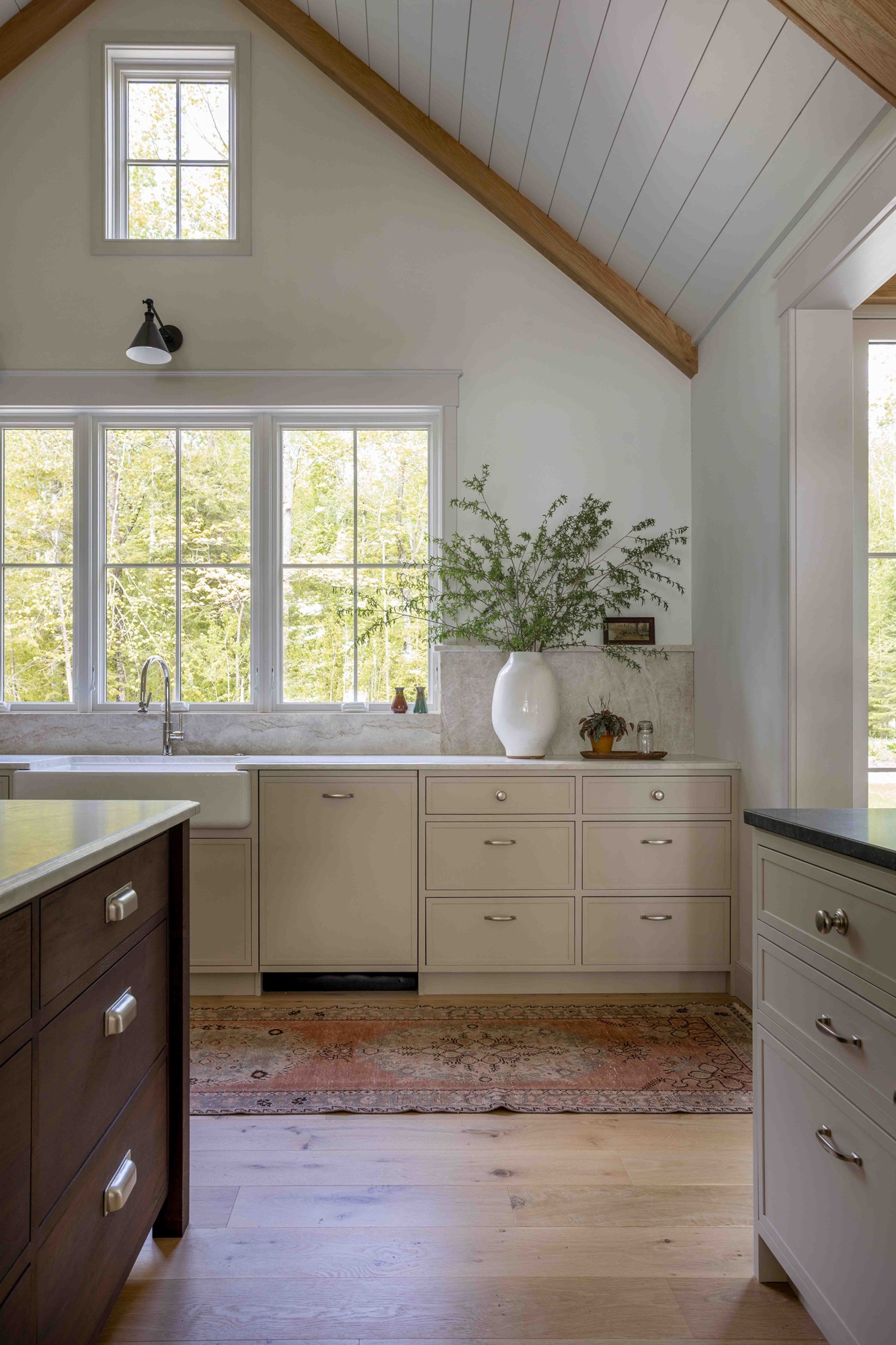 Kitchen with hardwood floors