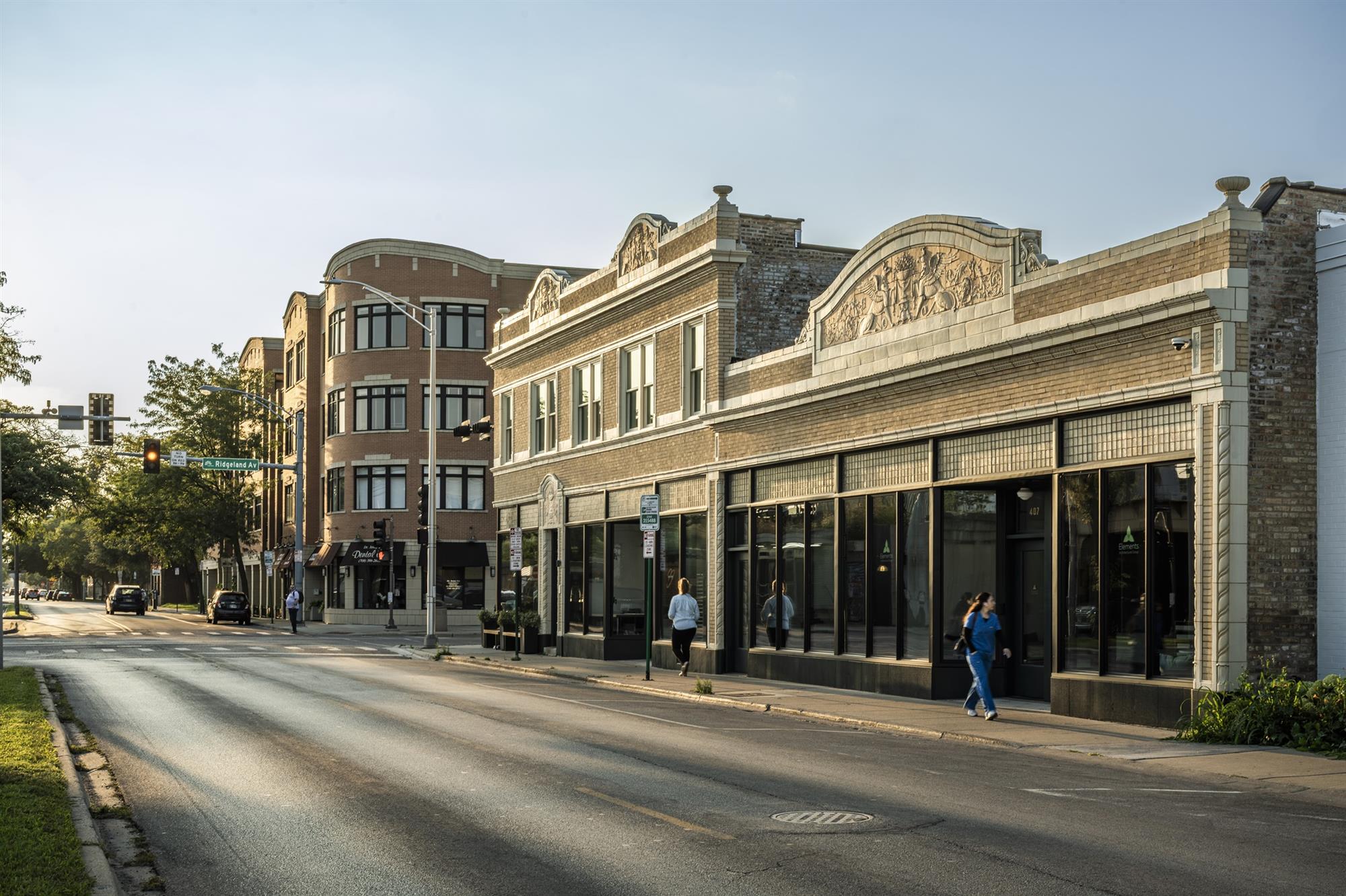 Historic Oak Park building restored by Elements Architects