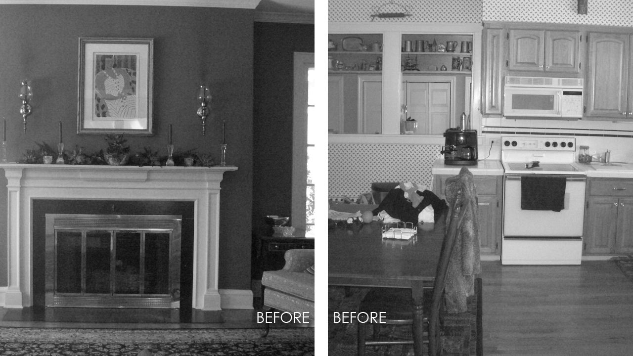 Kitchen Reconstruction Before & After