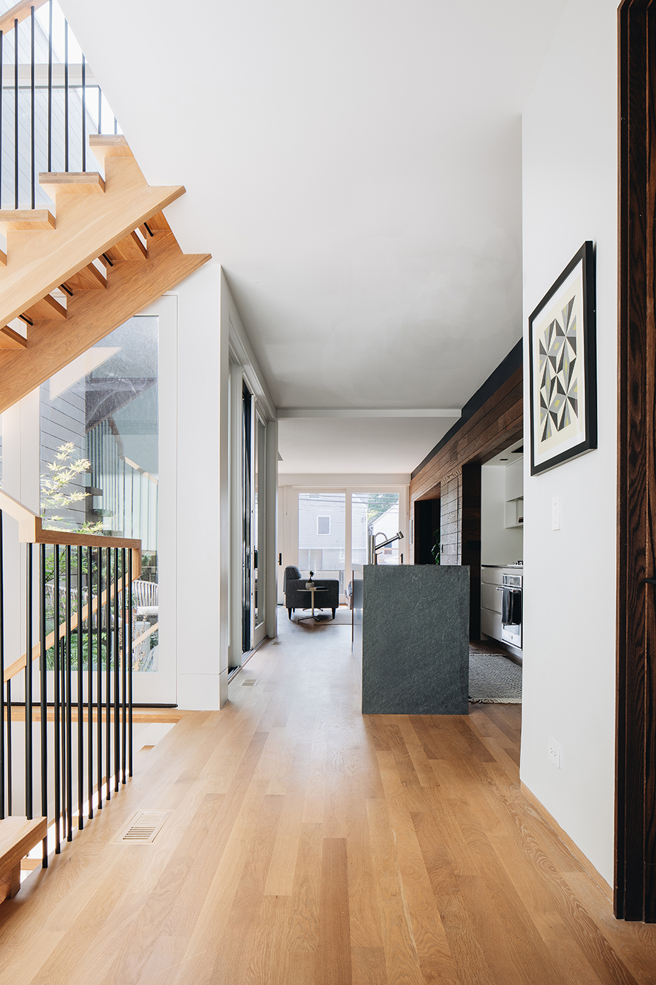 View from next to the stairs