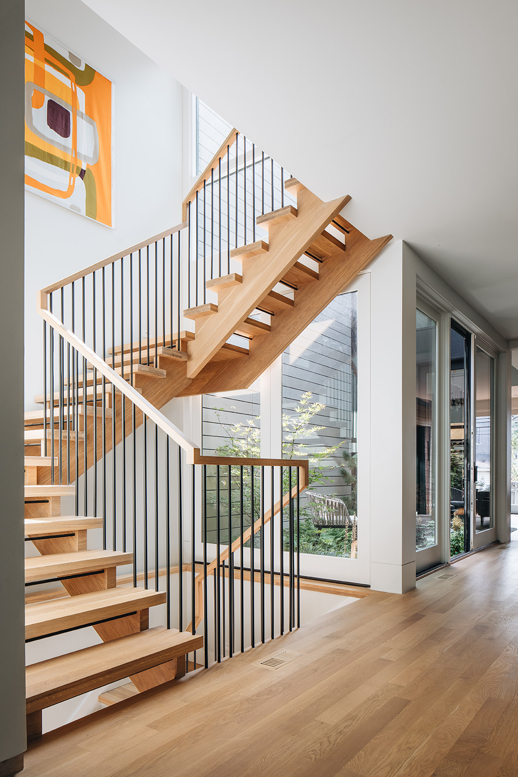 View of the stairs