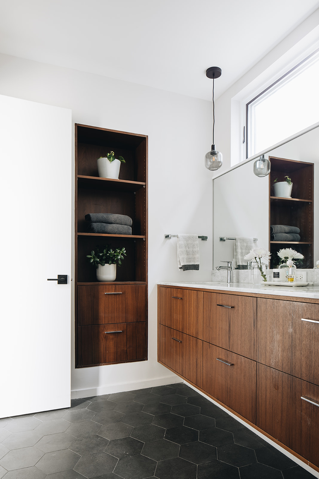 Modern bathroom remodel