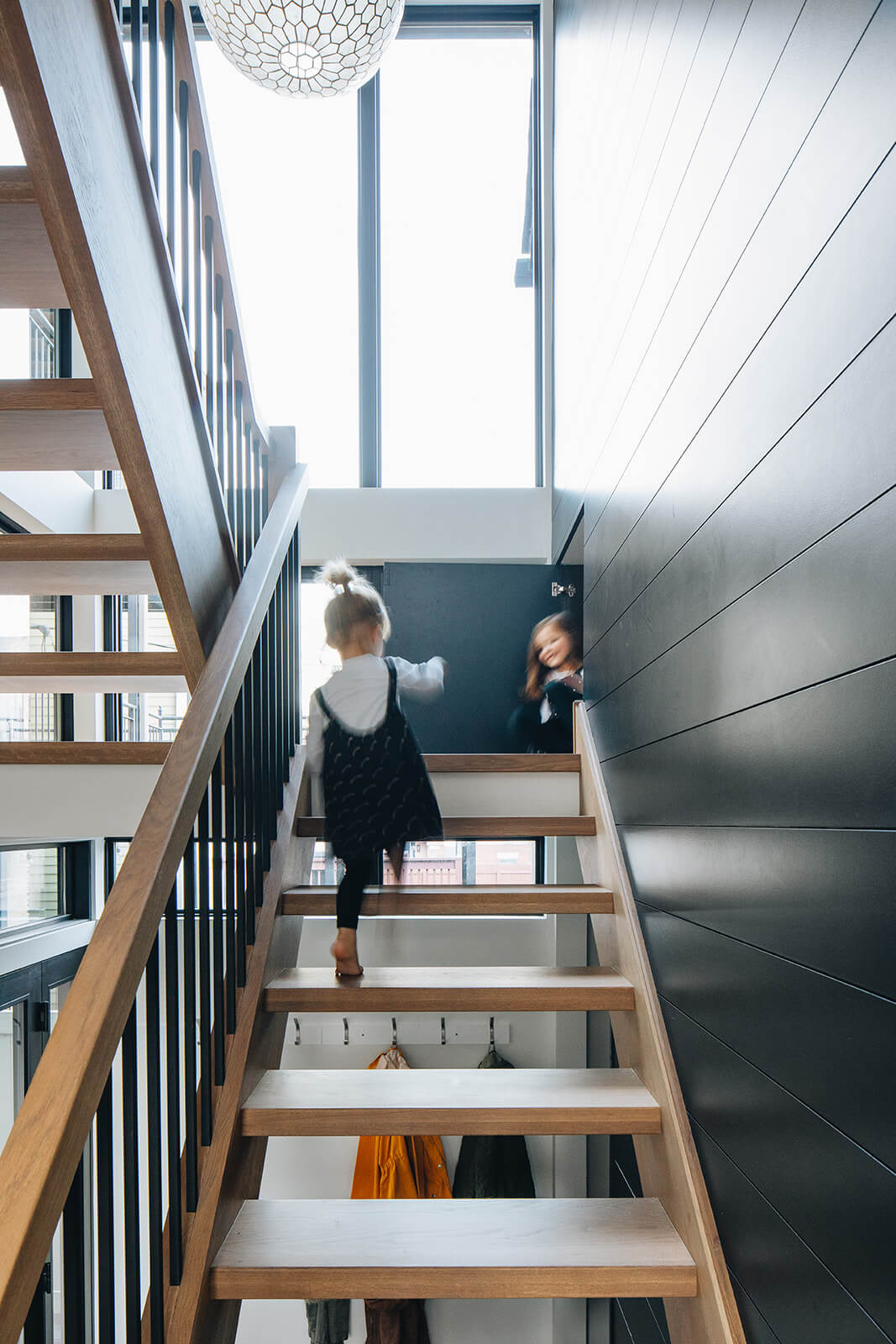 Stairs to second floor