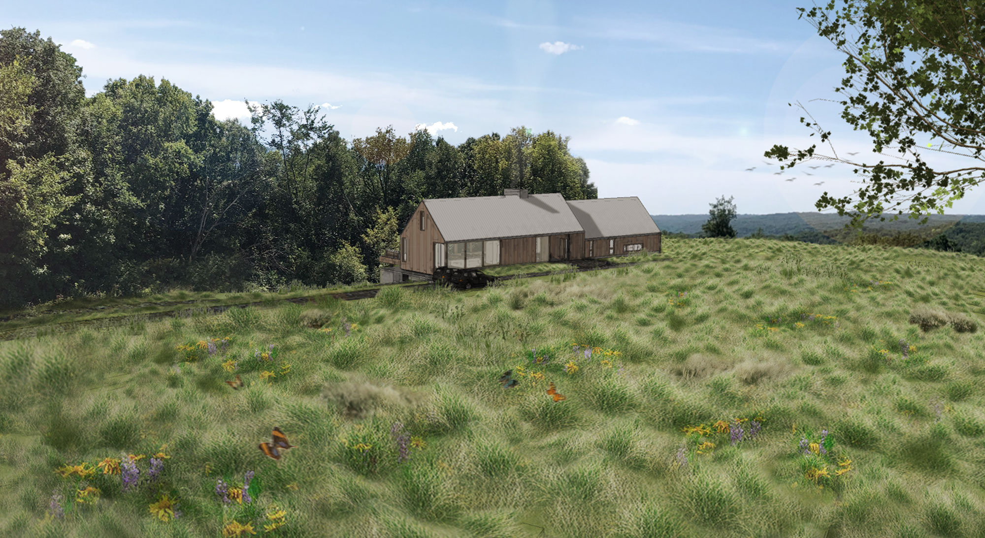 Mockup of final home design